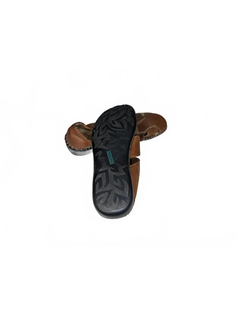 Josef Seibel Men's Brown Leather Fisherman Sandals‎ EU 41